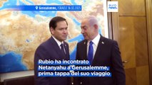 Il segretario di Stato Usa Marco Rubio visita Israele e appoggia la proposta di Trump per Gaza