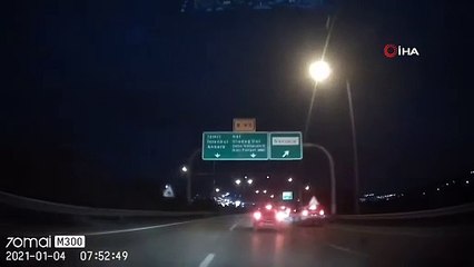 Otobanda ters yönden ilerledi, kaza geliyorum dedi