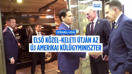Izraelben tárgyalt Trump gázai tervéről az amerikai külügyminiszter