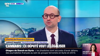 Rapport sur la lutte contre le trafic de stupéfiants: "On veut passer d'un côté sécuritaire à un côté santé publique", indique Ludovic Mendes (Ensemble), co-rapporteur du texte