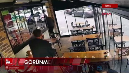 İstanbul'da cam kapıya çarpıp yaralananlar görüntülendi