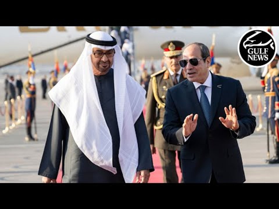 UAE President Sheikh Mohamed arrives in Cairo at start of Egypt visit
