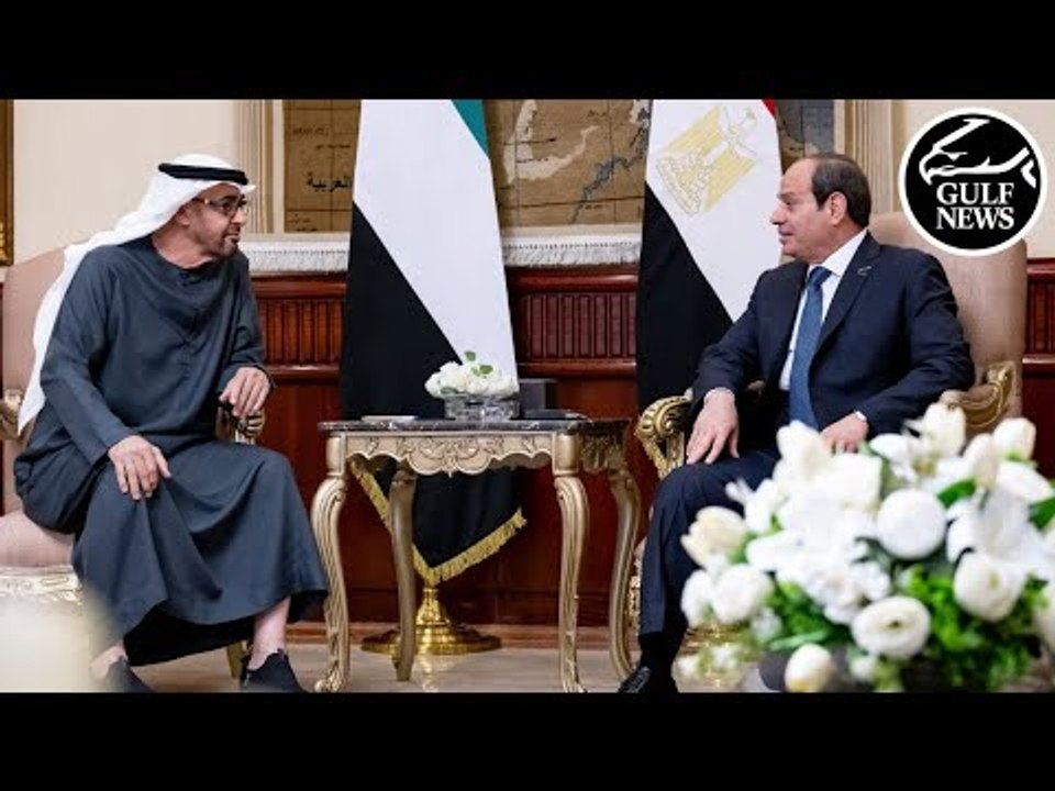UAE, Egypt Presidents meet in Cairo, discuss bilateral ties and regional development