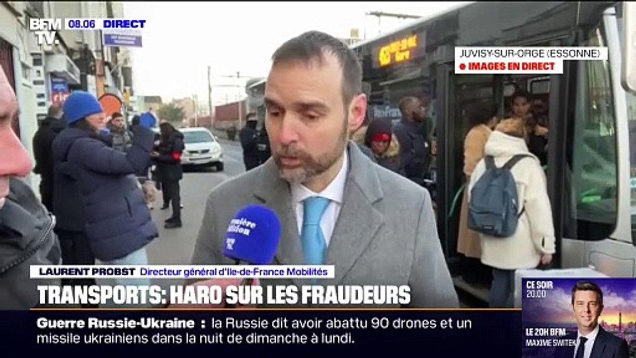 Opérations "contrôle continu" en Ile-de-France: "Contrôler toute la journée, tous les jours", réagit Laurent Probst, directeur général de Ile-de-France Mobilités