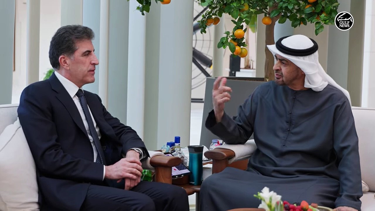 UAE President Sheikh Mohamed receives President of Iraq's Kurdistan Region