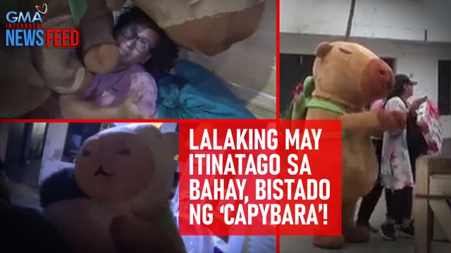 Lalaking may Itinatago sa bahay, bistado ng ‘capybara’! | GMA Integrated Newsfeed