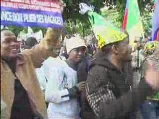 Manifestation comorienne à Paris le 1 mai 2008