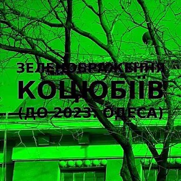 Green improvisation of the Ukrainian city of Kotsiubiiv (Odesa) 8
