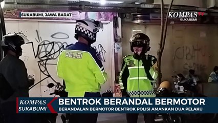 Dua Kelompok Berandalan Bermotor Bentrok Polisi Amankan Dua Pelaku