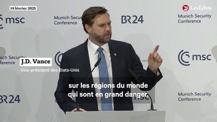 J.D. Vance : l'Europe doit « renforcer » sa défense