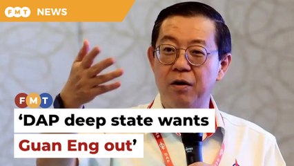 DAP’s externally controlled ‘deep state’ wants Guan Eng out, says group