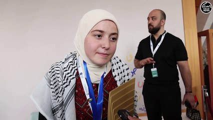 Arab Reading Challenge winner Salsabil Hassan from Palestine