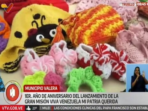 Gran Misión Viva Venezuela Mi Patria Querida brinda protección integral a los artesanos de Trujillo