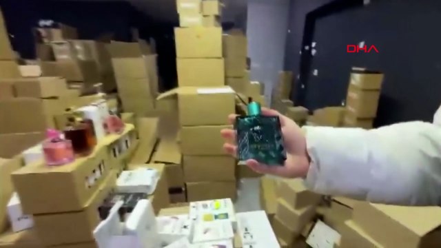 Kaçak parfüm operasyonu: 150 milyon liralık ürün ele geçirildi