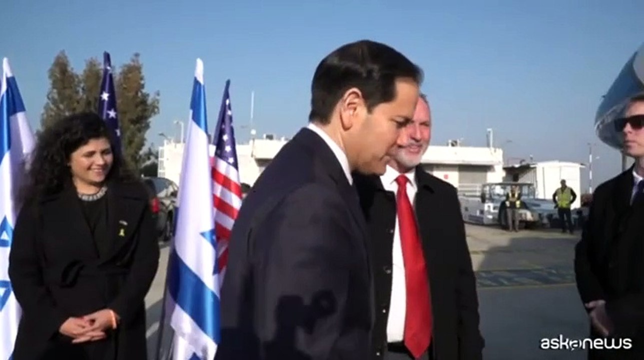 Rubio in Israele da Netanyahu: l'antisemitismo...