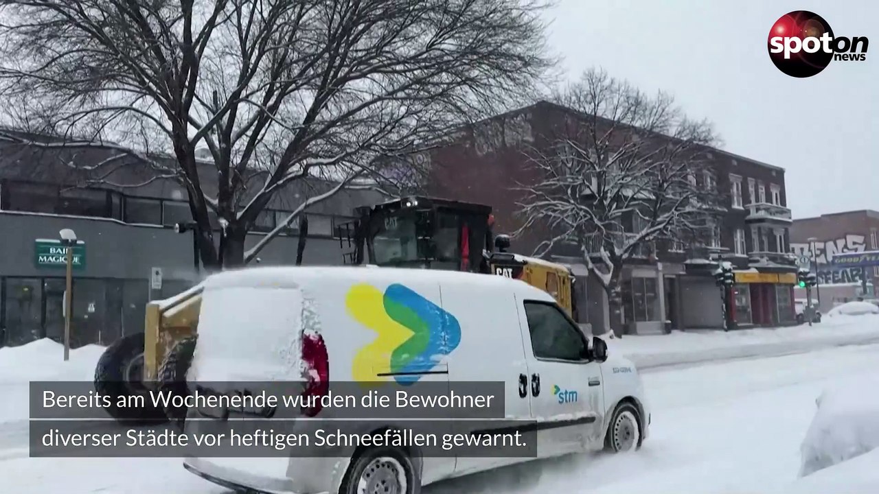 Kanada versinkt im Schnee: Flughäfen dicht und Schulen zu