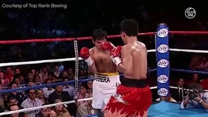 Manny Pacquiao in Global Village