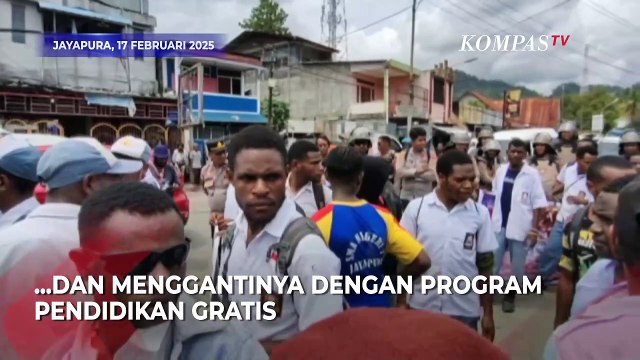Siswa di Jayapura Gelar Aksi Demo Tolak Program Makan Bergizi Gratis: Ganti Pendidikan Gratis!