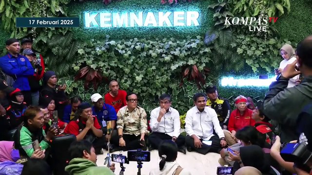 [FULL] Tanya Jawab Menaker Yassierli dengan Pengemudi Ojol Terkait Hak, THR hingga Jaminan Sosial