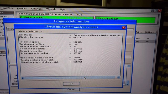 Win98 et FAT32 problème fichier corrompu grand disque dur