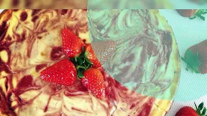 Tarte au fromage blanc & fraises