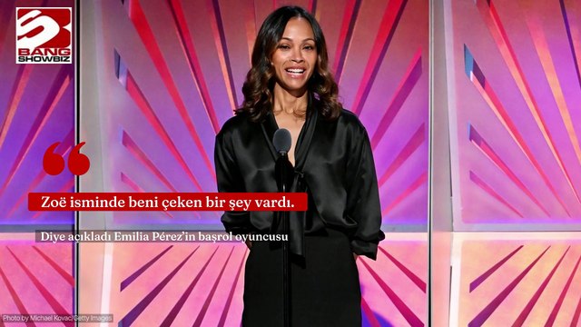 Zoë Saldaña, babasının onu eski sevgilisinin onuruna vaftiz etmek istediğini söyledi