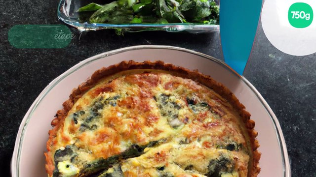 Quiche au saumon et aux épinards