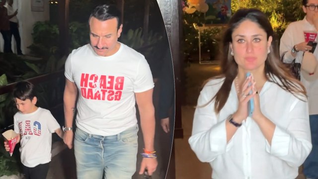 Saif Ali Khan And Kareena Kapoor Step Out Separately After Celebrating Randhir Kapoor’s Birthday