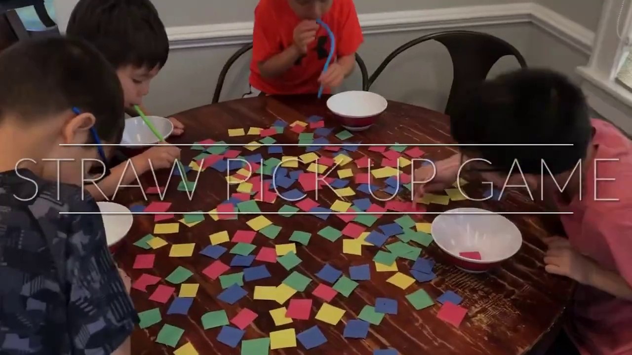 Straw Pick Up Game _