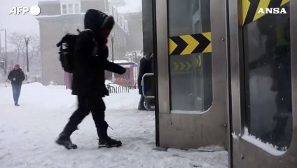 Maltempo: Canada, una tempesta di neve colpisce l'est del Paese