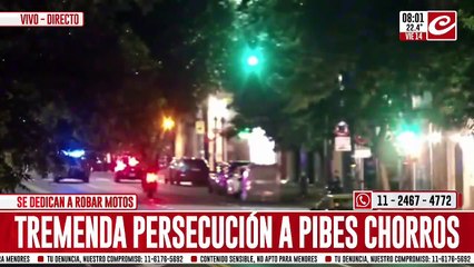 4 Menores detenidos durante una persecución