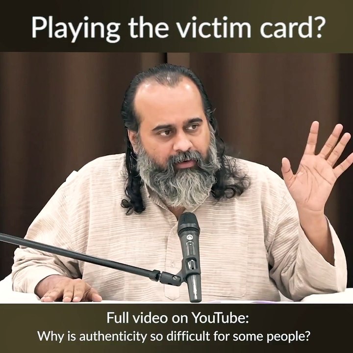 Victim card || Acharya Prashant