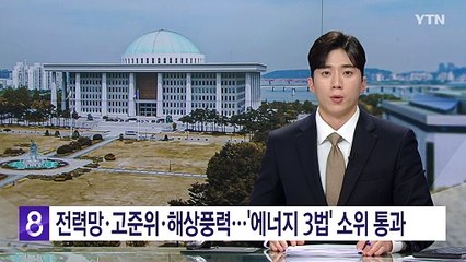 전력망·고준위·해상풍력...'에너지 3법' 국회 소위 통과 / YTN
