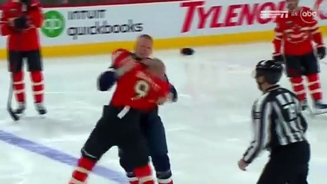 US-Canada ice hockey game turns into boxing match as players brawl over Trump