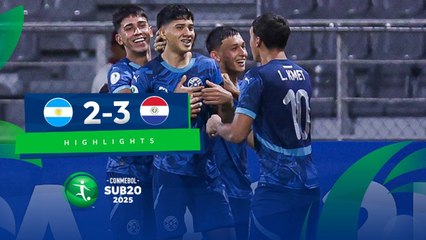 Argentina vs Paraguay (2-3) | Sudamericano Sub 20 2025 | Hexagonal, fecha 5