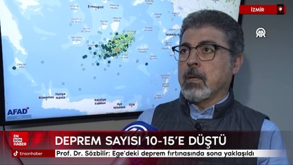 Prof. Dr. Sözbilir: Ege'deki deprem fırtınasında sona yaklaşıldı