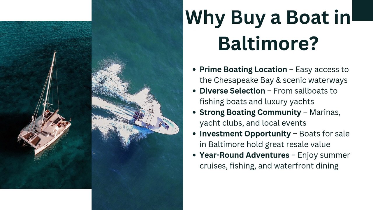 Your Dream Boat Awaits! Exploring Boats for Sale in Baltimore