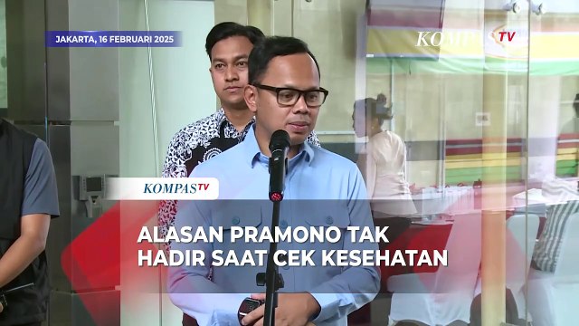 Pramono Anung Tak Hadir Cek Kesehatan Kepala Daerah, Ini Alasannya