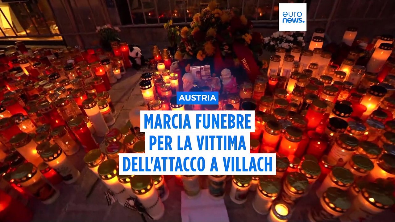 Austria, in migliaia al corteo funebre a Villach per piangere la vittima dell'attacco con coltello