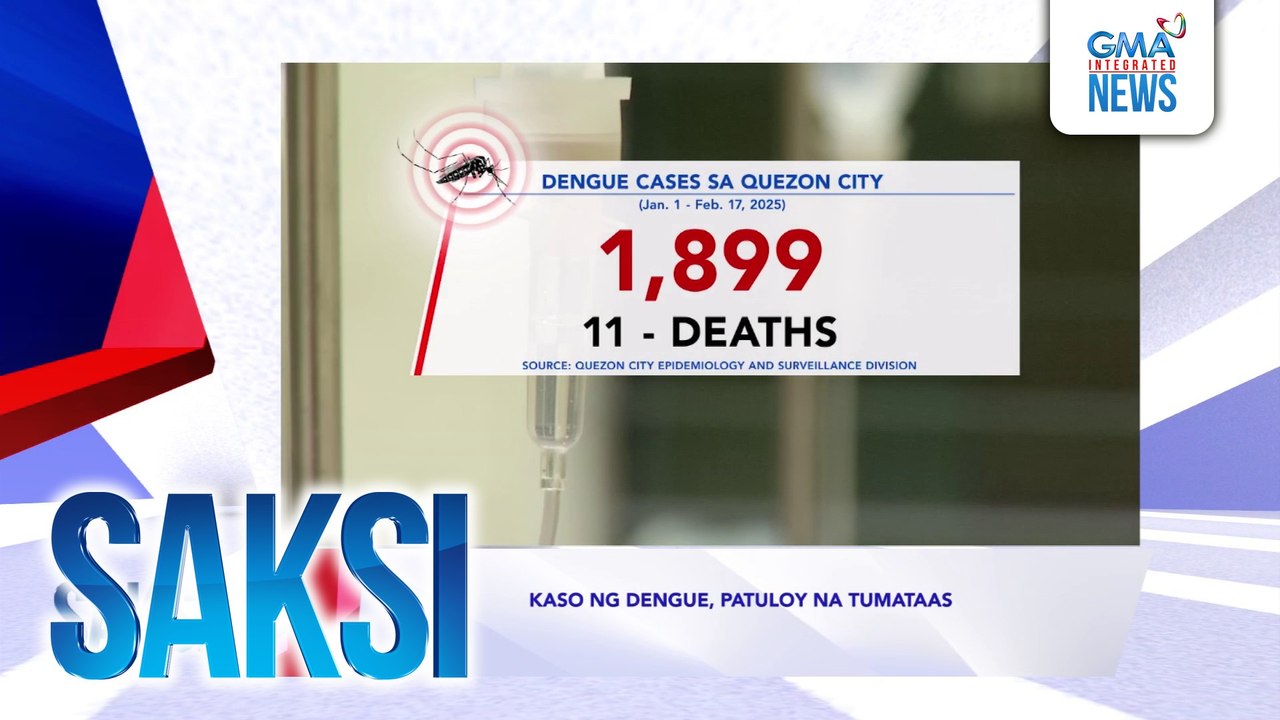 SAKSI RECAP: Kaso ng dengue, patuloy na tumataas (Originally aired on Feb 18, 2025)