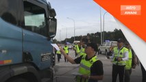 Aliran trafik lancar 30 peratus tanpa kenderaan berat