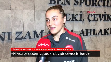 Didem Karagenç: İki maçı da kazanıp gruba iyi bir giriş yapmak istiyoruz