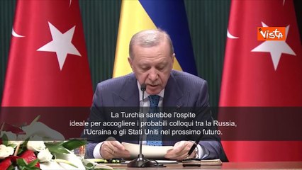 Erdogan - 'Turchia ideale per colloqui Usa-Russia-Ucraina'.mp4