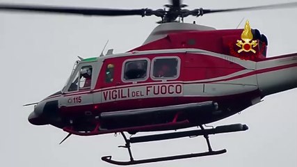 Anziana dispersa a Camaiore, le ricerche con l'elicottero.mp4