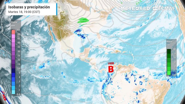 Frente frío 28 y la masa de aire ártico que lo impulsa, se desplazarán sobre el litoral del Golfo de México
