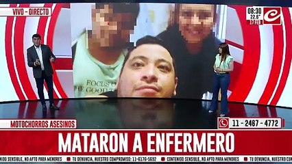Motochorros mataron aenfermero
