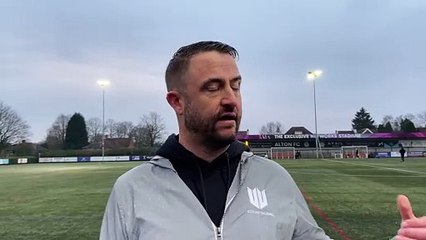 Alton manager Kevin Adair post-Redhill