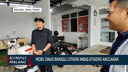 Imbas Efisiensi Anggaran, Mobil Dinas Bawaslu Kota Malang Ditarik