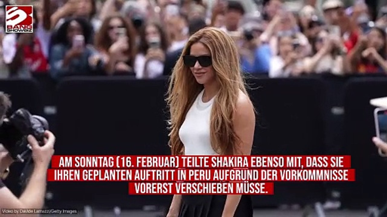 Shakira: Vor Konzert ins Krankenhaus eingeliefert