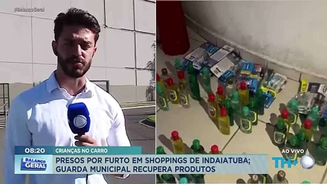 Trio é preso por furto de R$ 18 mil em shoppings de Indaiatuba